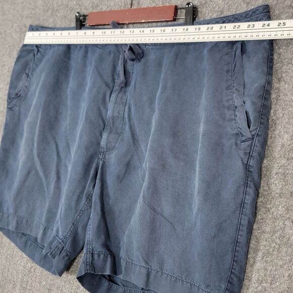 Polo Ralph Lauren Shorts Mens 3XB Big Blue 100% Linen Classic Fit Drawstring - Picture 2 of 11